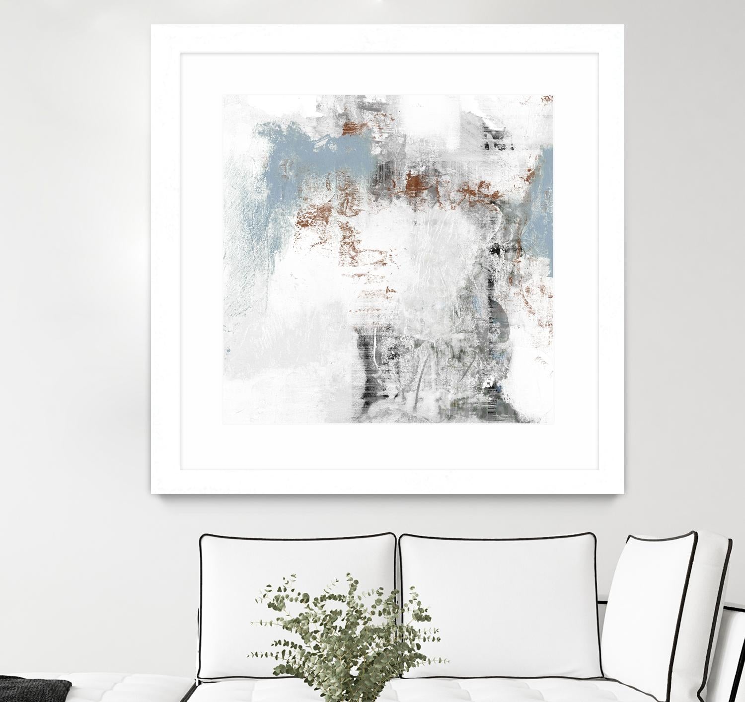 White Wash I by Jennifer Goldberger on GIANT ART - abstract
