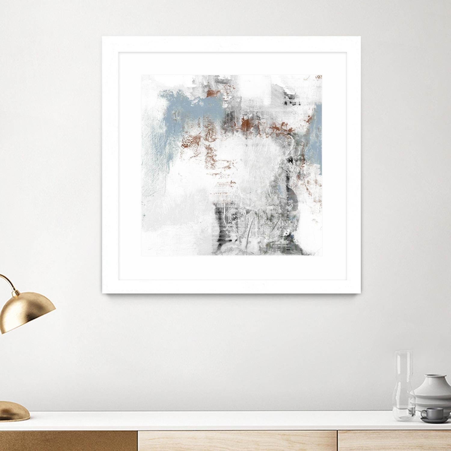 White Wash I by Jennifer Goldberger on GIANT ART - abstract