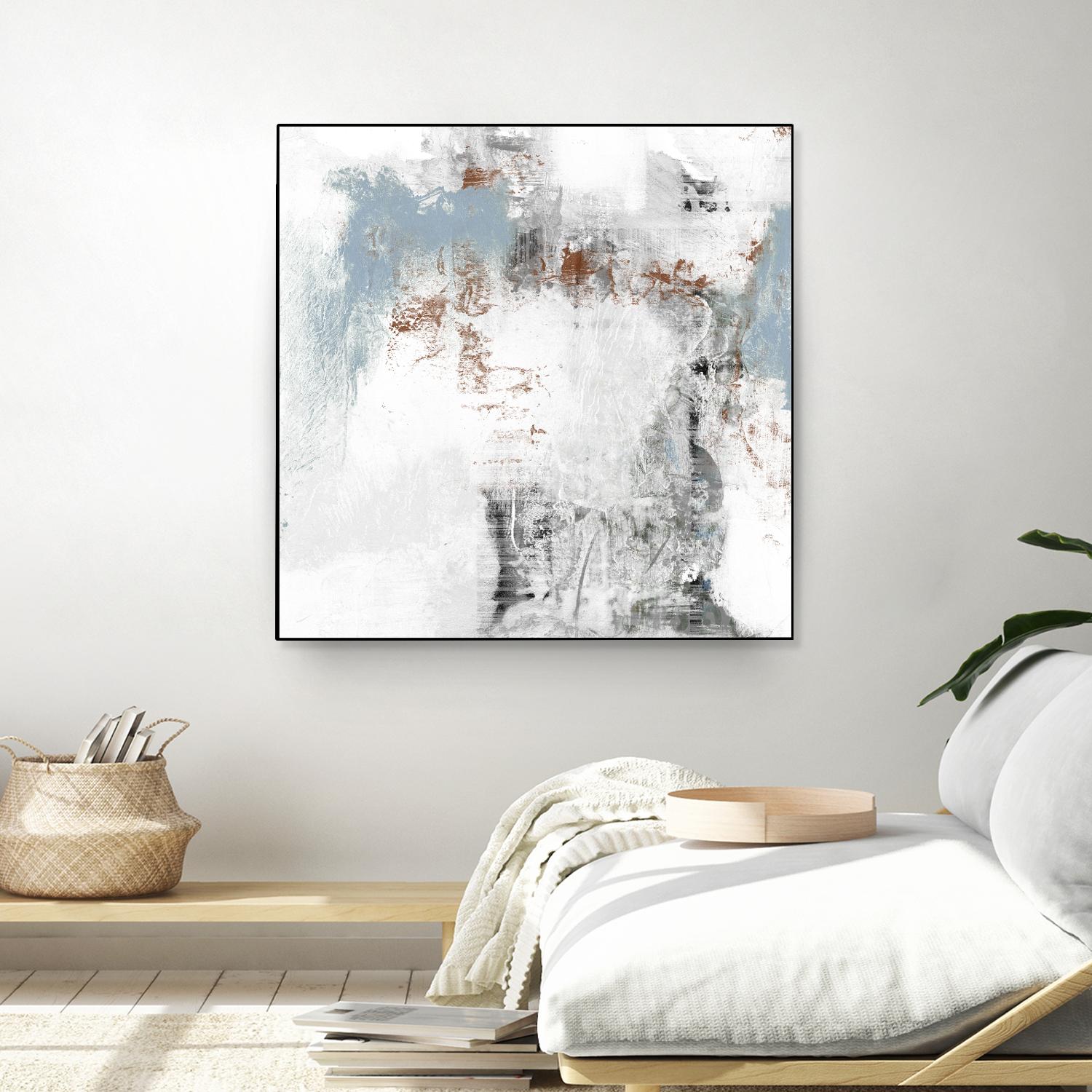 White Wash I by Jennifer Goldberger on GIANT ART - abstract