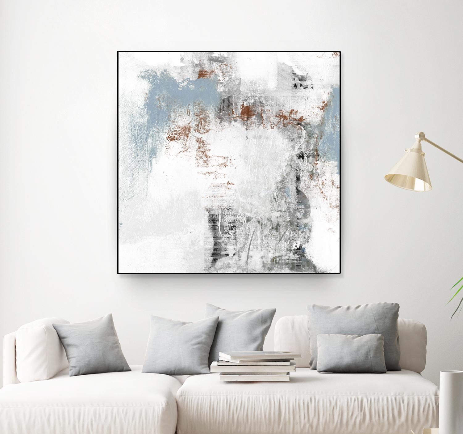 White Wash I by Jennifer Goldberger on GIANT ART - abstract