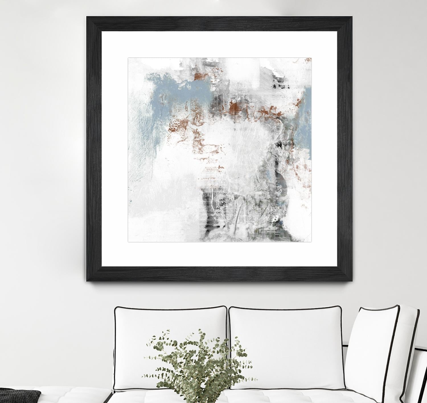 White Wash I by Jennifer Goldberger on GIANT ART - abstract
