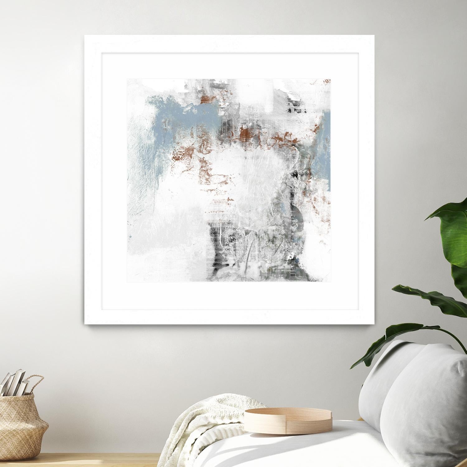 White Wash I by Jennifer Goldberger on GIANT ART - abstract
