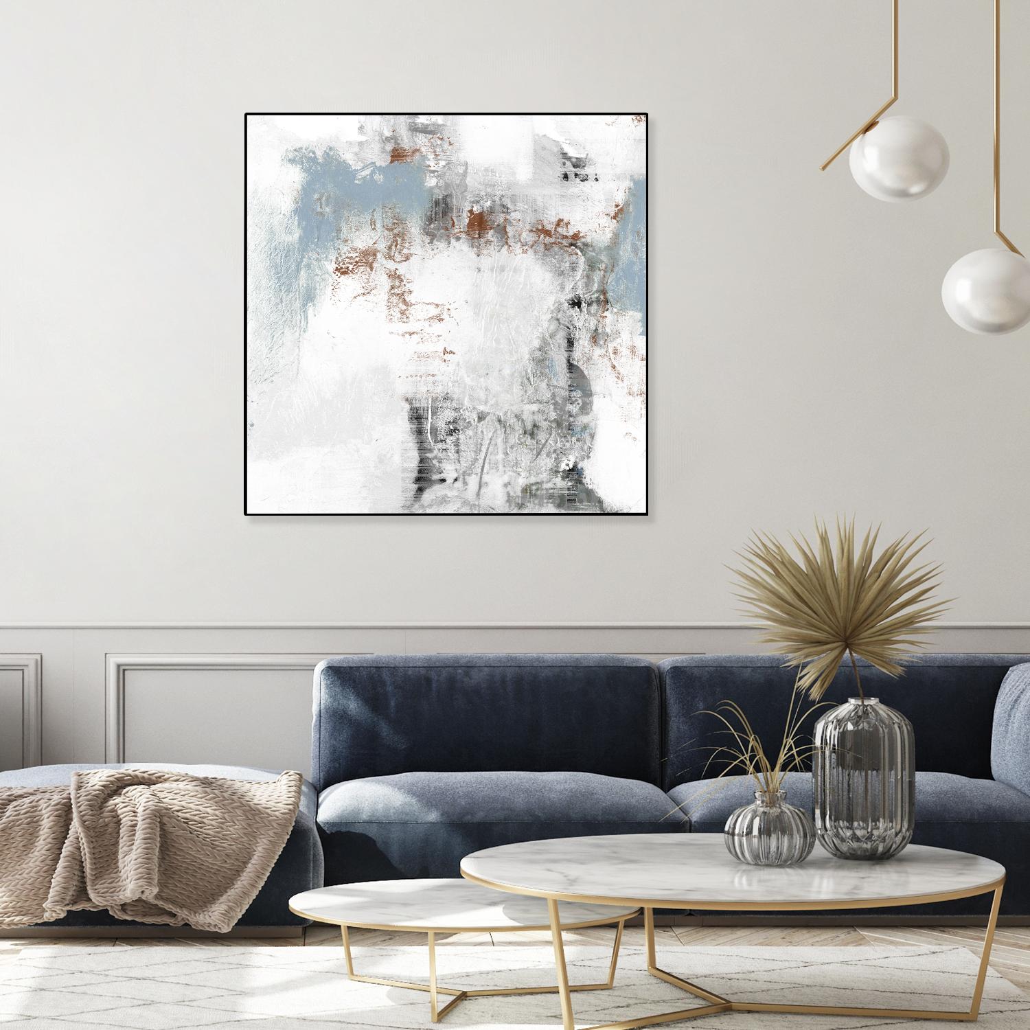 White Wash I by Jennifer Goldberger on GIANT ART - abstract