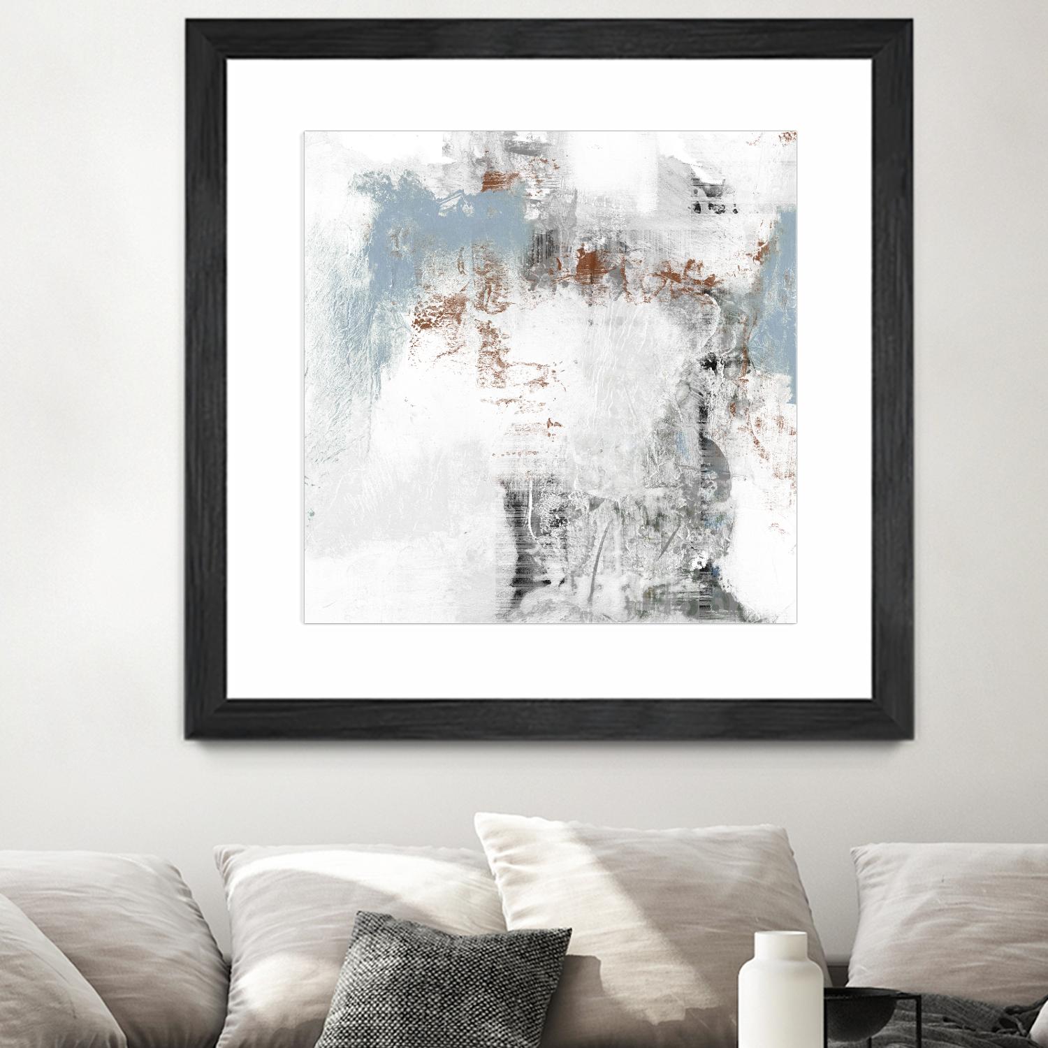 White Wash I by Jennifer Goldberger on GIANT ART - abstract