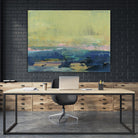 Vintage Landscape I by Jodi Fuchs on GIANT ART - blue sea scene