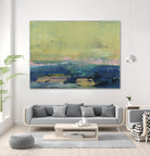 Vintage Landscape I by Jodi Fuchs on GIANT ART - blue sea scene