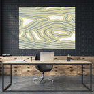 River Trail by Nikki Galapon on GIANT ART - yellow abstract