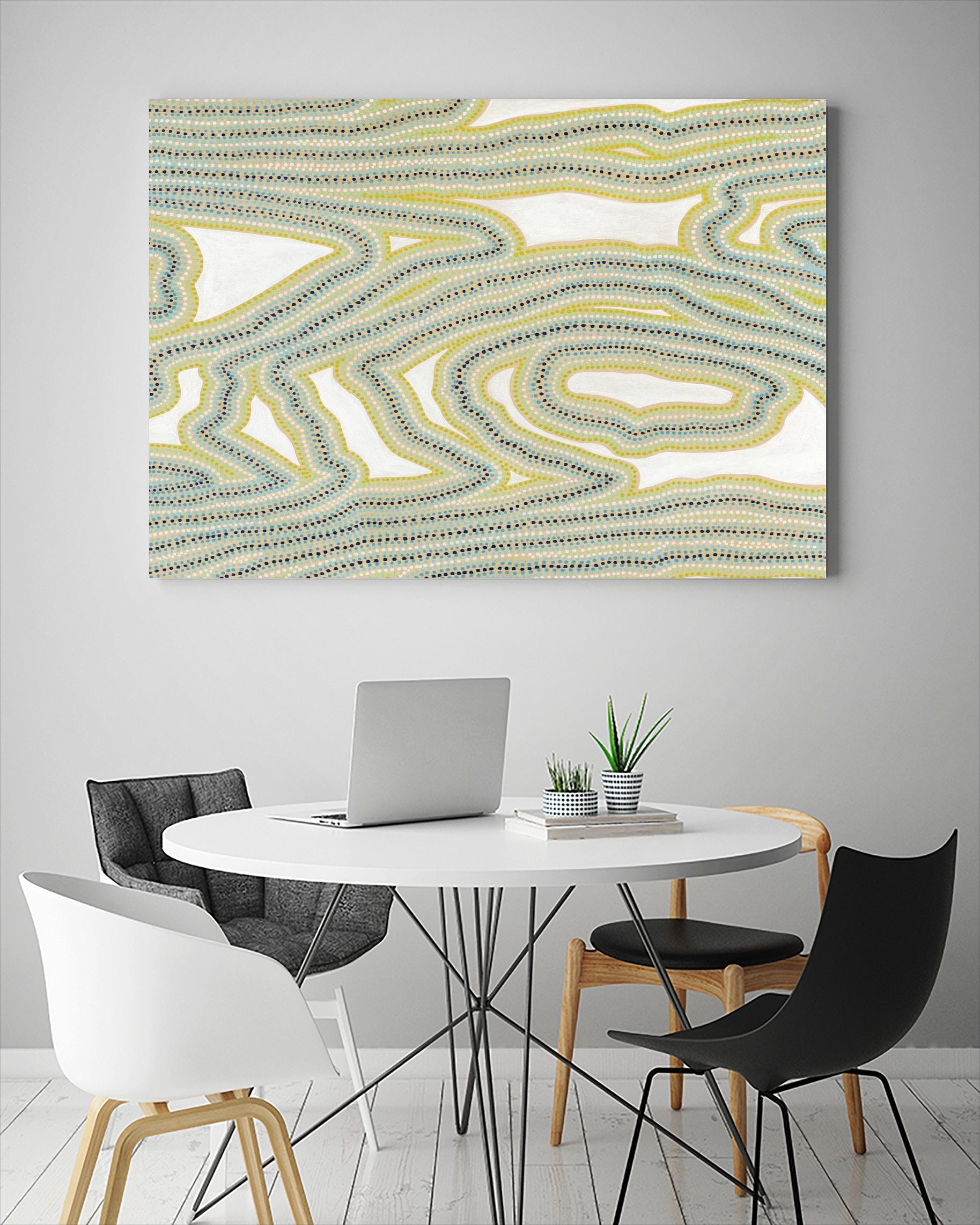 River Trail by Nikki Galapon on GIANT ART - yellow abstract