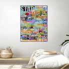 Metro Mix 33 I by Erin Ashley on GIANT ART - abstract