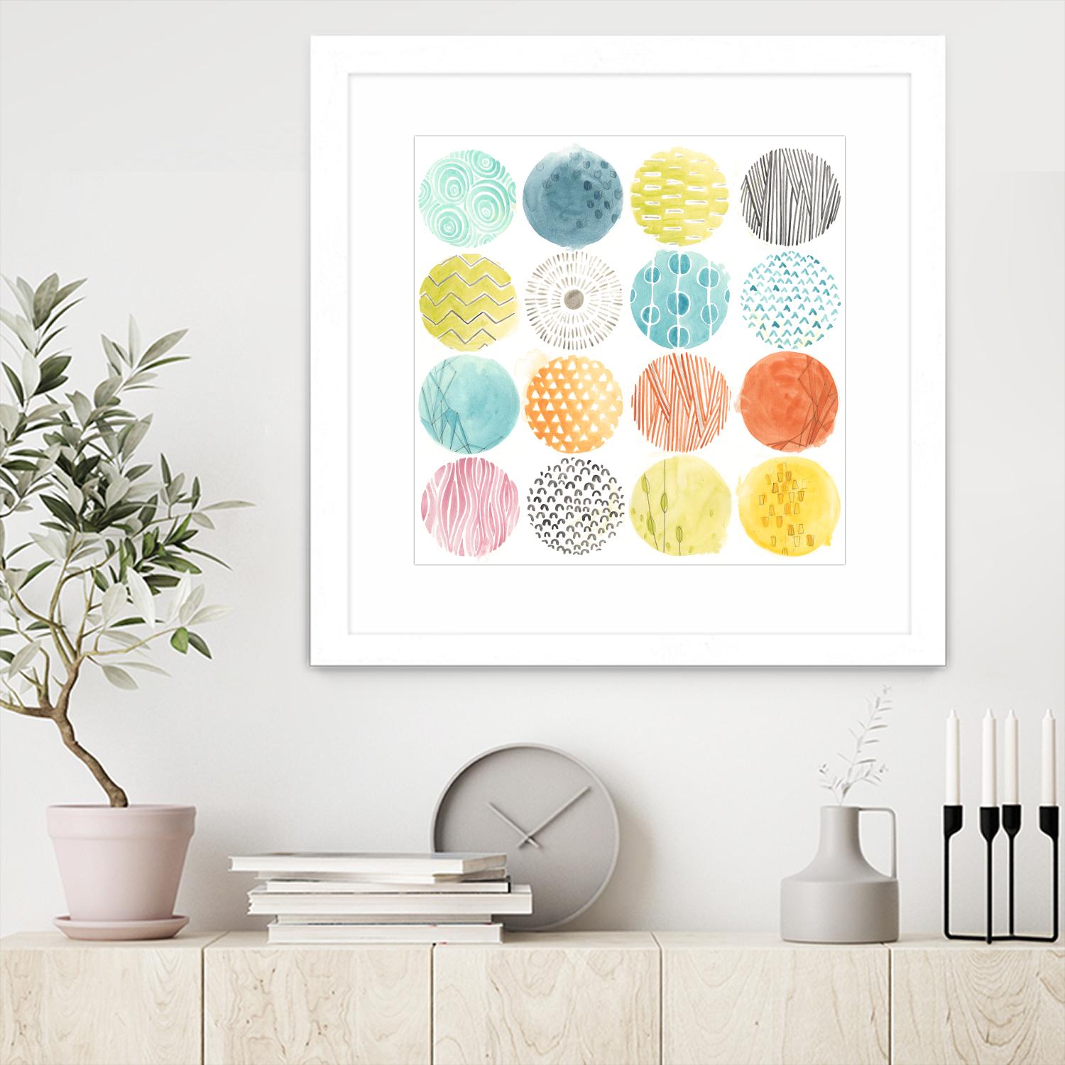 Pattern Pop I by June Erica Vess on GIANT ART - abstract