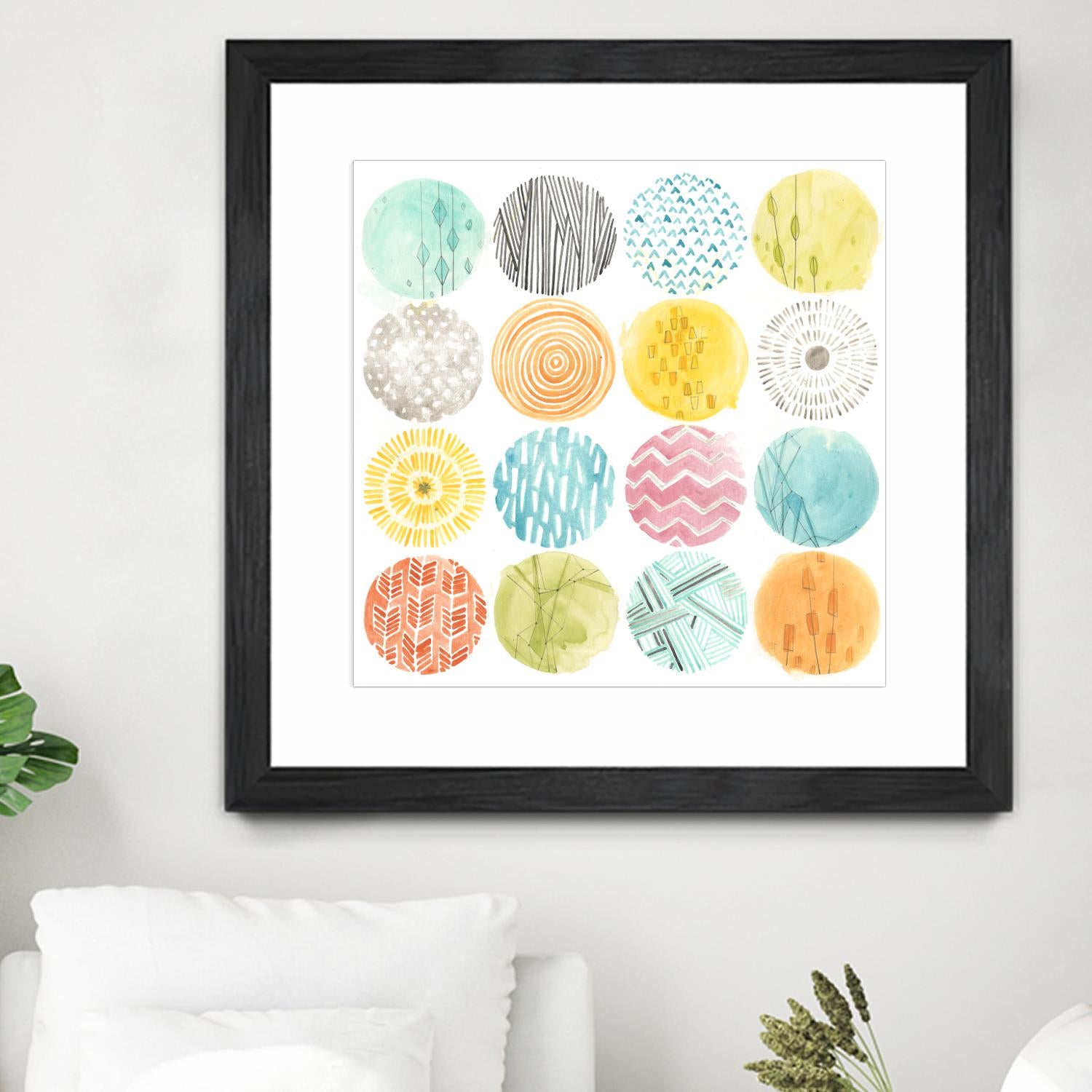 Pattern Pop II by June Erica Vess on GIANT ART - abstract
