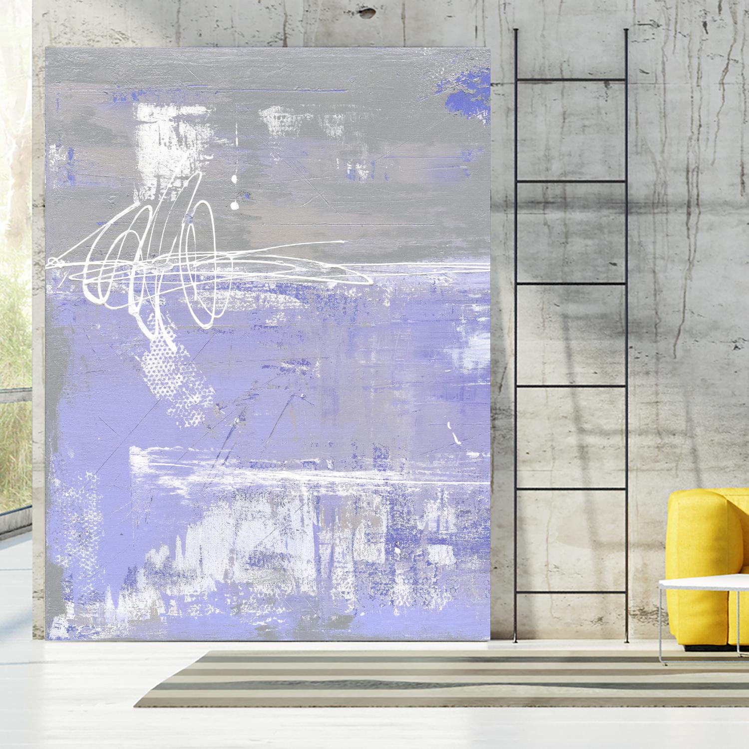 Valley Mist I by Erin Ashley on GIANT ART - pink abstract