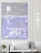 Valley Mist I by Erin Ashley on GIANT ART - pink abstract
