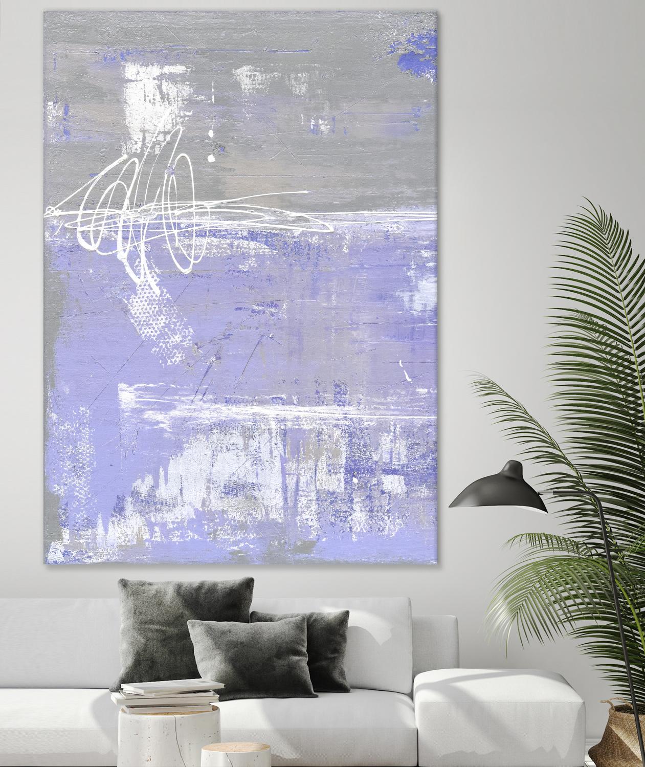 Valley Mist I by Erin Ashley on GIANT ART - pink abstract