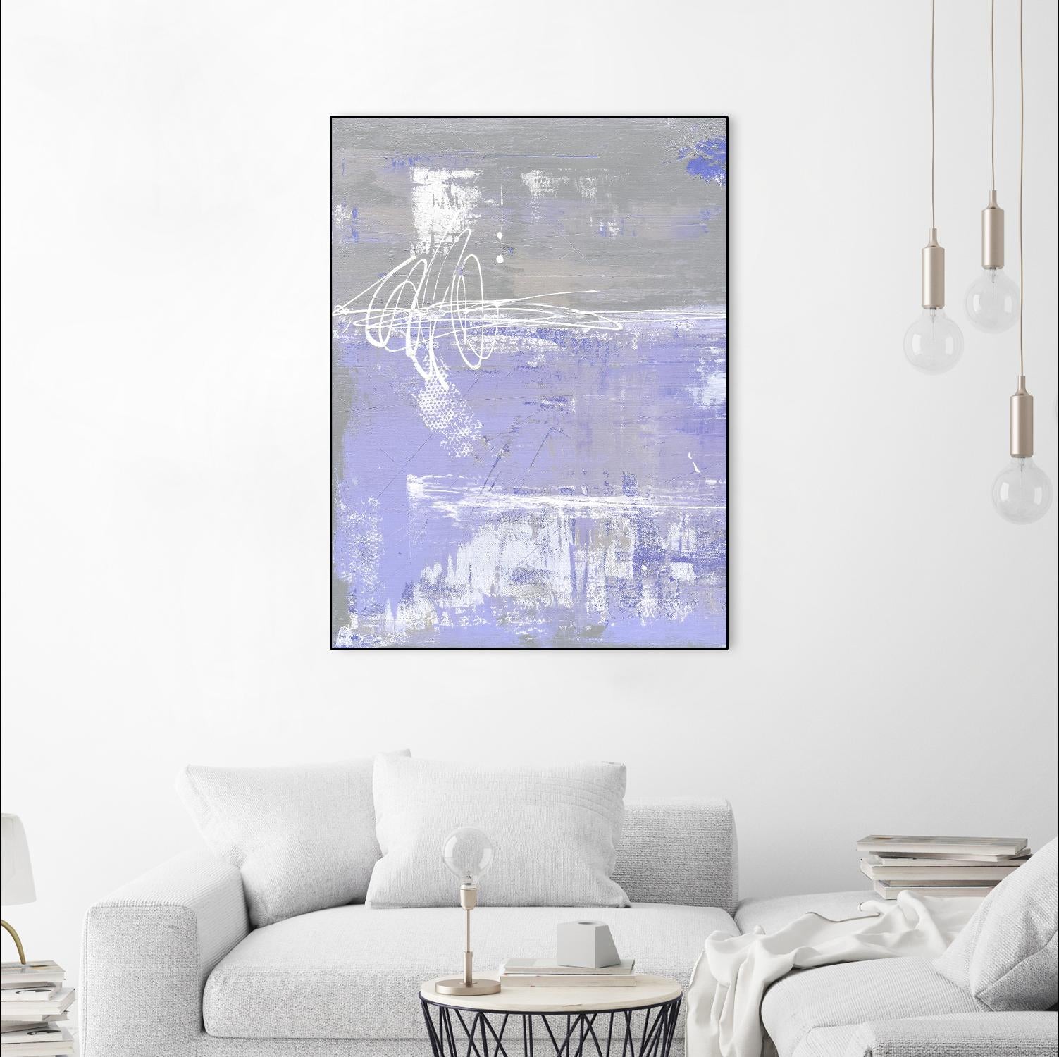 Valley Mist I by Erin Ashley on GIANT ART - pink abstract