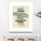 Balancing I by Nikki Galapon on GIANT ART - blue abstract