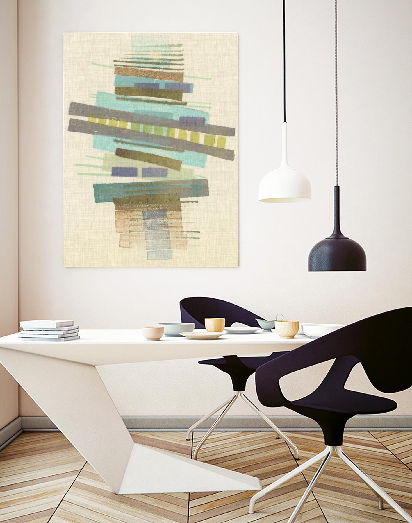 Balancing I by Nikki Galapon on GIANT ART - blue abstract