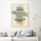 Balancing I by Nikki Galapon on GIANT ART - blue abstract