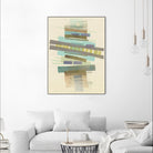 Balancing I by Nikki Galapon on GIANT ART - blue abstract