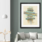 Balancing I by Nikki Galapon on GIANT ART - blue abstract