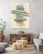 Balancing I by Nikki Galapon on GIANT ART - blue abstract