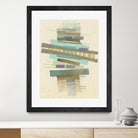 Balancing I by Nikki Galapon on GIANT ART - blue abstract