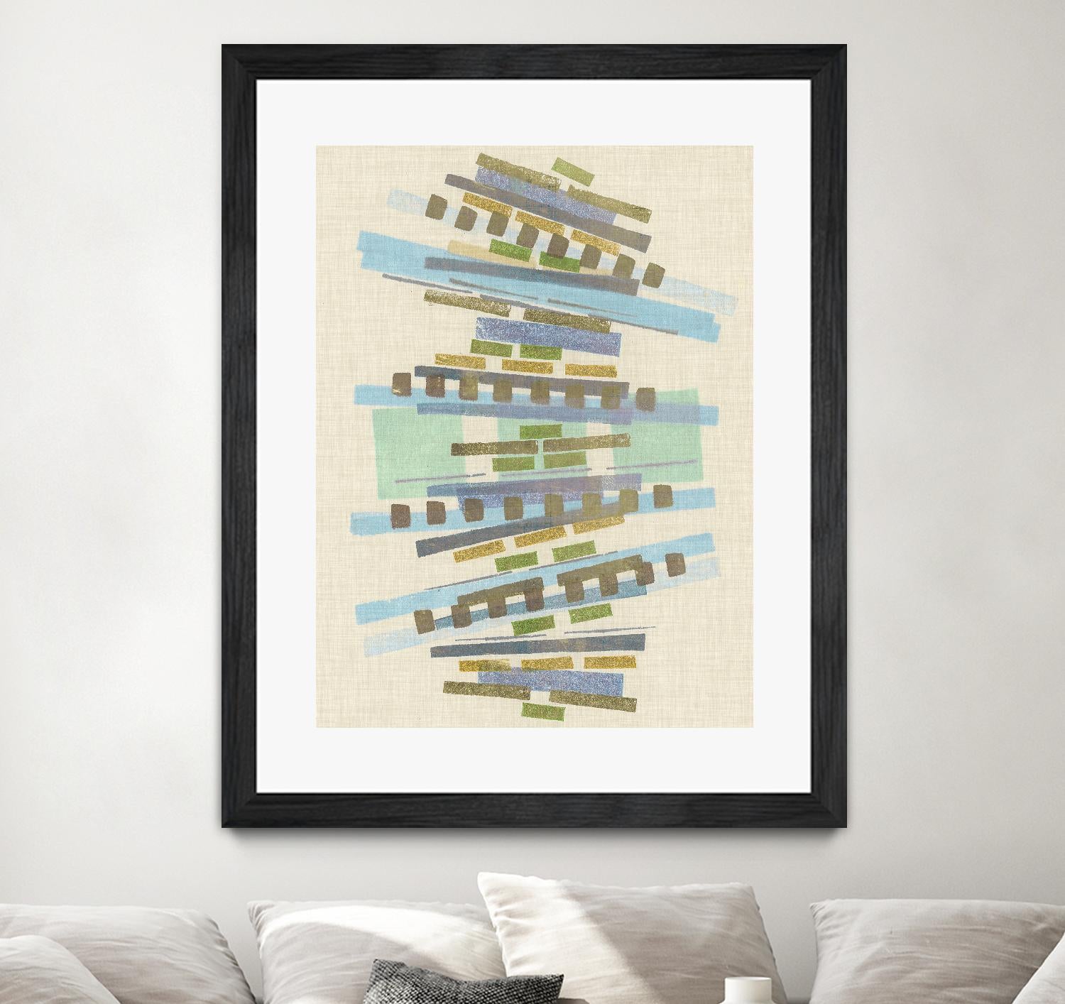 Balancing IV by Nikki Galapon on GIANT ART - blue abstract