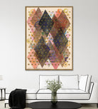 Inked Triangles I by Nikki Galapon on GIANT ART - brown abstract
