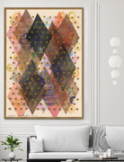 Inked Triangles I by Nikki Galapon on GIANT ART - brown abstract