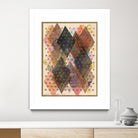 Inked Triangles I by Nikki Galapon on GIANT ART - brown abstract