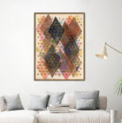 Inked Triangles I by Nikki Galapon on GIANT ART - brown abstract