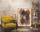 Inked Triangles I by Nikki Galapon on GIANT ART - brown abstract
