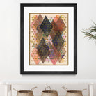 Inked Triangles I by Nikki Galapon on GIANT ART - brown abstract