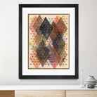Inked Triangles I by Nikki Galapon on GIANT ART - brown abstract