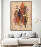 Inked Triangles II by Nikki Galapon on GIANT ART - brown abstract