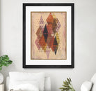 Inked Triangles II by Nikki Galapon on GIANT ART - brown abstract