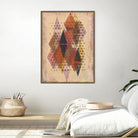 Inked Triangles II by Nikki Galapon on GIANT ART - brown abstract