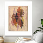 Inked Triangles II by Nikki Galapon on GIANT ART - brown abstract