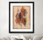 Inked Triangles II by Nikki Galapon on GIANT ART - brown abstract