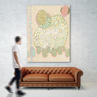 Elevated Pod II by Nikki Galapon on GIANT ART - green abstract