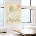 Elevated Pod II by Nikki Galapon on GIANT ART - green abstract