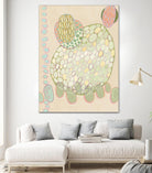 Elevated Pod II by Nikki Galapon on GIANT ART - green abstract