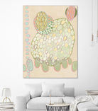 Elevated Pod II by Nikki Galapon on GIANT ART - green abstract