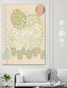 Elevated Pod II by Nikki Galapon on GIANT ART - green abstract