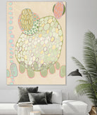 Elevated Pod II by Nikki Galapon on GIANT ART - green abstract