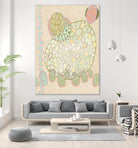 Elevated Pod II by Nikki Galapon on GIANT ART - green abstract