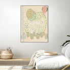 Elevated Pod II by Nikki Galapon on GIANT ART - green abstract