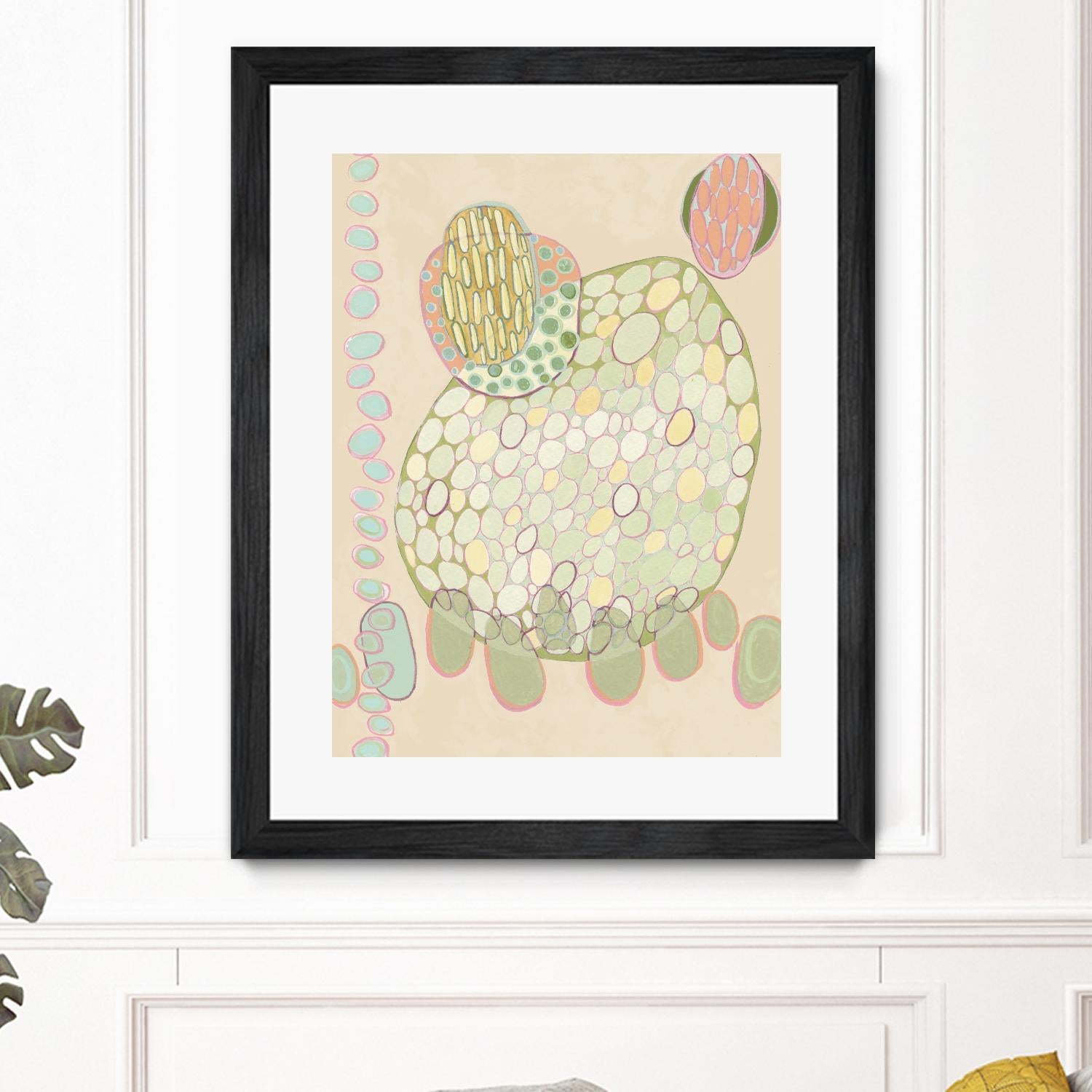 Elevated Pod II by Nikki Galapon on GIANT ART - green abstract