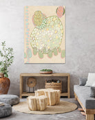 Elevated Pod II by Nikki Galapon on GIANT ART - green abstract