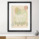 Elevated Pod II by Nikki Galapon on GIANT ART - green abstract